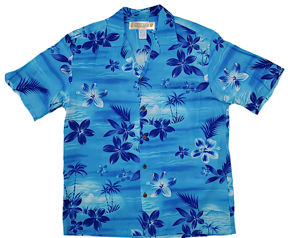 Moonlight Hibiscus Hawaiian Shirt