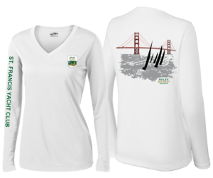 WOMEN'S ROLEX BIG BOAT SERIES 2024 L/S V-NECK DRY PERFORMANCE TOP